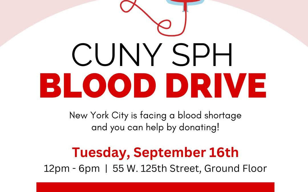CUNY SPH Blood Drive